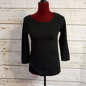 XS Banana Republic 3/4 length crew neck sweater